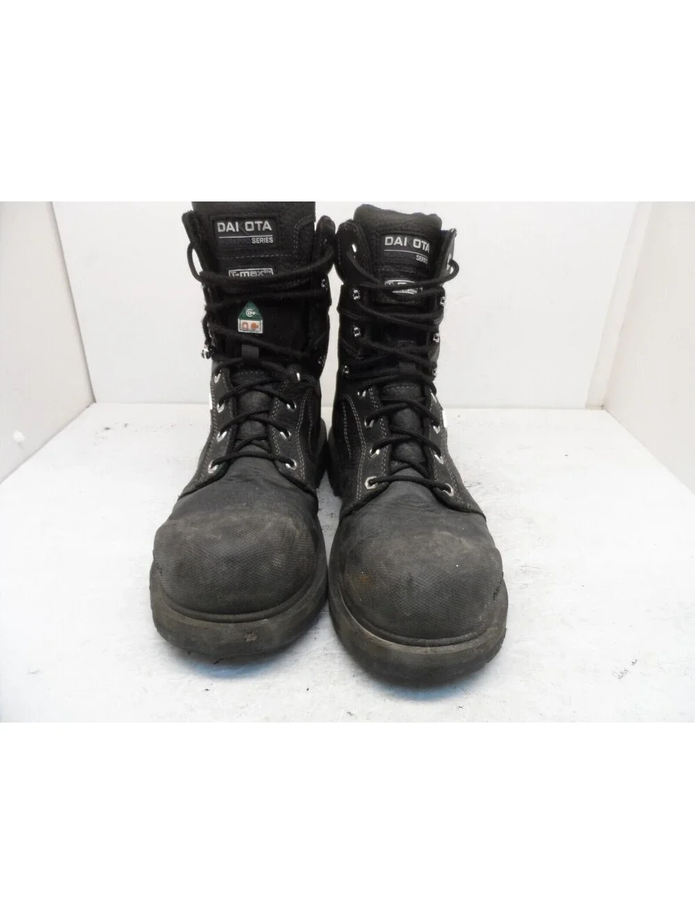 DAKOTA Men's 8” 557 STCP HD3 Vibram Work Boots Black Size 11M